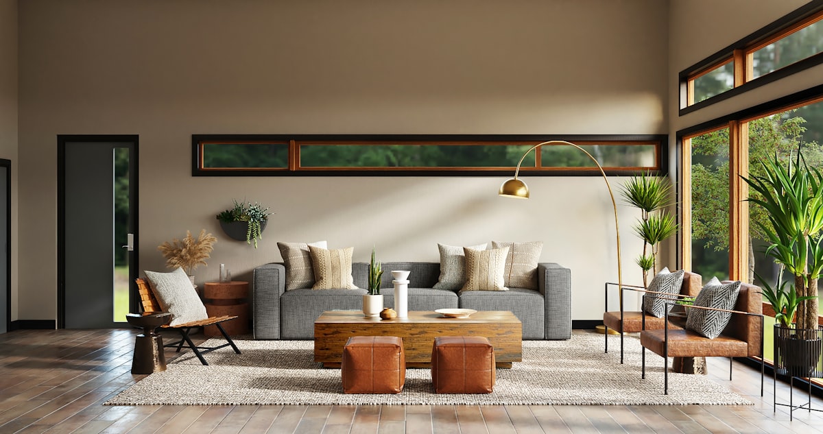 Styled interior corner