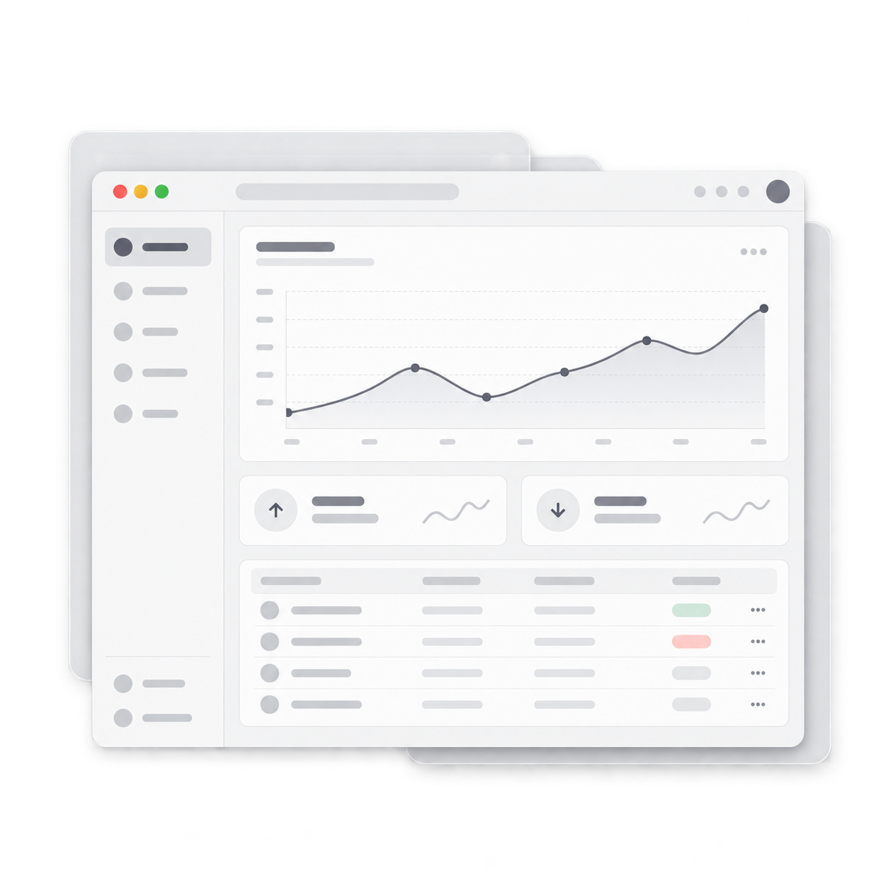 Abstract design system interface preview